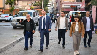 Bornova Belediye Başkanı Ömer Eşki, yatırımları ve hizmet ihtiyaçlarını yerinde