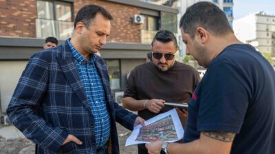 Bornova Belediyesi, Erzene Mahallesi’nde uzun süredir gündeme gelen otopark ve