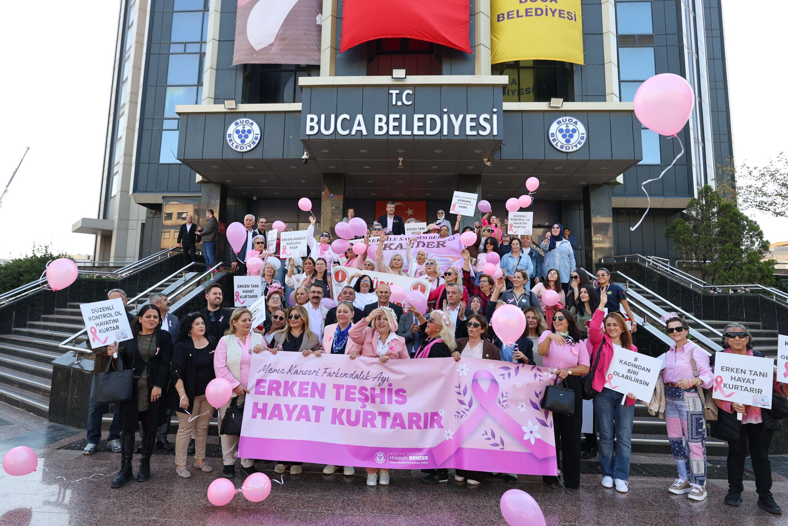 Buca Belediyesi, Meme Kanseri Farkındalık Ayı kapsamında Bucalı kadınlar ve