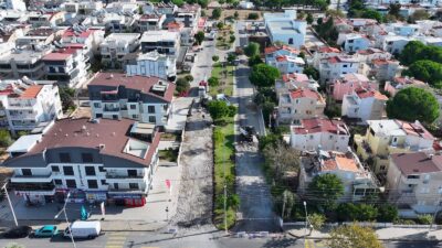 Didim Belediyesi, kent genelinde yol yapım ve düzenleme çalışmalarını sürdürüyor.