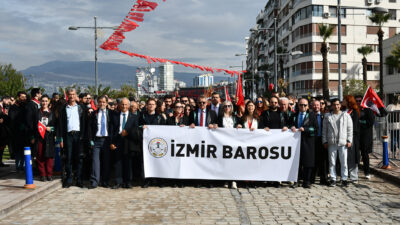 İzmir Barosu Başkanı Av. Serhat Sökmen, Cumhuriyet’in 103’üncü yılı dolayısıyla
