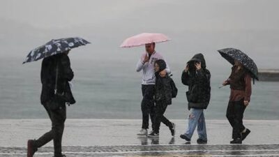 Meteoroloji Genel Müdürlüğü, İzmir’in 22 ilçesi için bugün saat 18.00’den