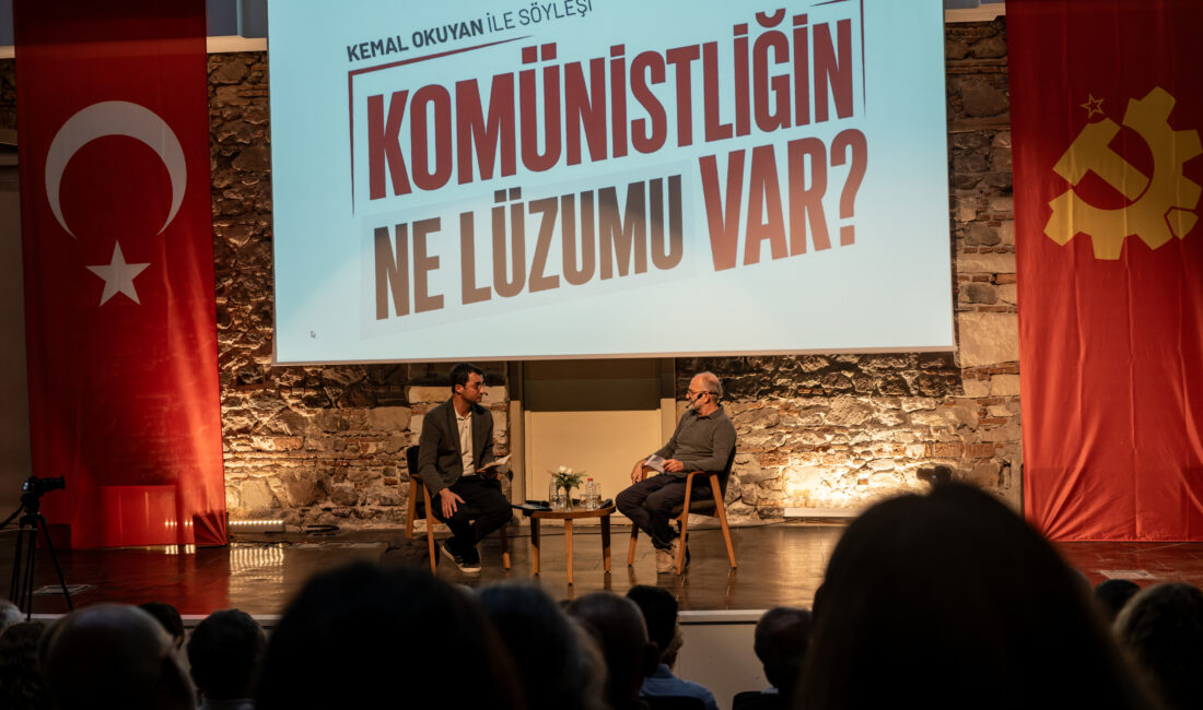 Barış Terkoğlu ve Kemal Okuyan İzmirlilerle buluştu: Cemil Tugay tepkisi: “Seçmen iradesine dönük hırsızlık!” Gazeteci-yazar Barış Terkoğlu ve TKP Genel Sekreteri Kemal Okuyan, İzmir’de