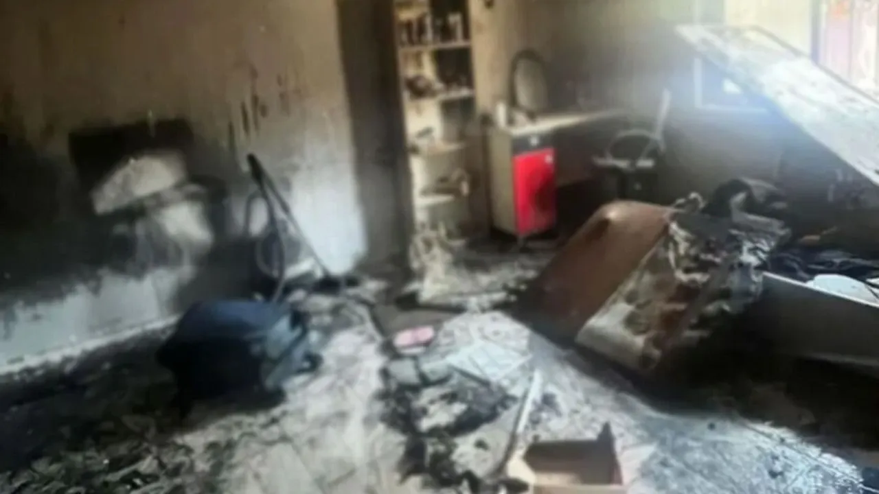 Seferihisar’da itfaiye eri eski erkek arkadaşı tarafından evi benzin dökülerek