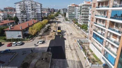 İzmir Büyükşehir Belediyesi, Çiğli’nin Ataşehir Mahallesi’nde trafik yoğunluğunun fazla olduğu