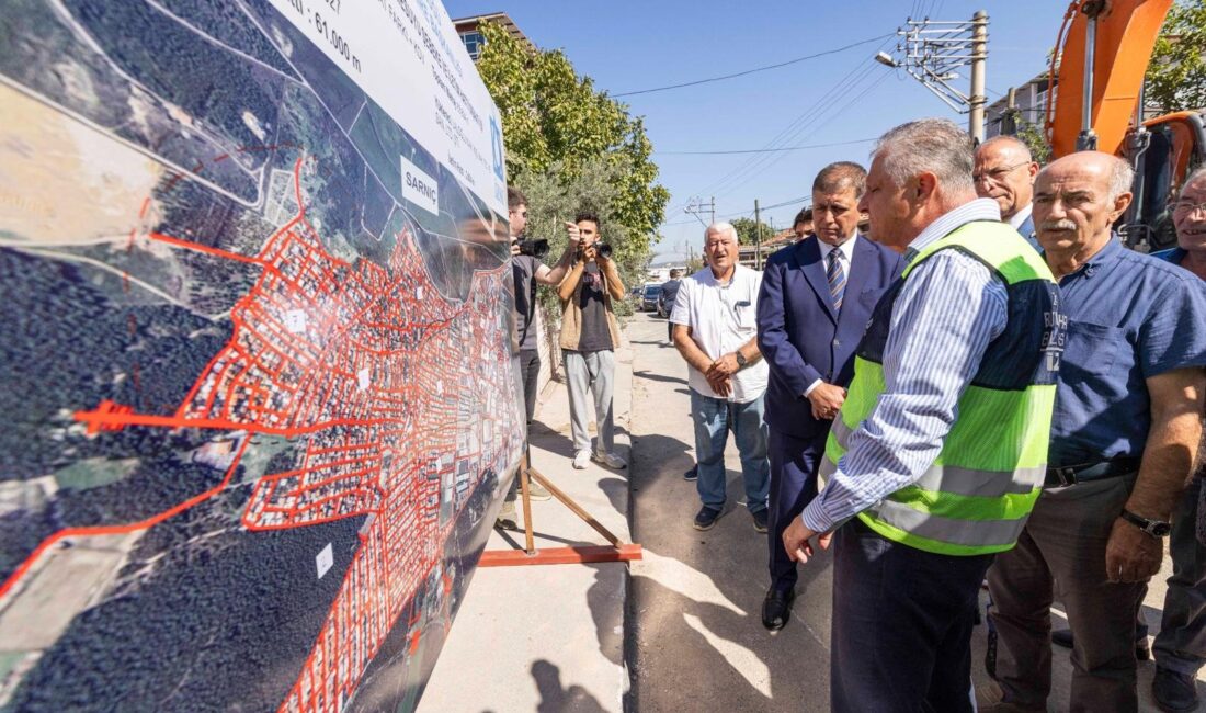 İzmir Büyükşehir Belediyesi İZSU Genel Müdürlüğü, Gaziemir Sarnıç’ta 205 milyon