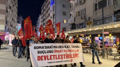 Soma’da 5 maden işçisinin hayatını kaybettiği göçüğün ardından TKP İzmir