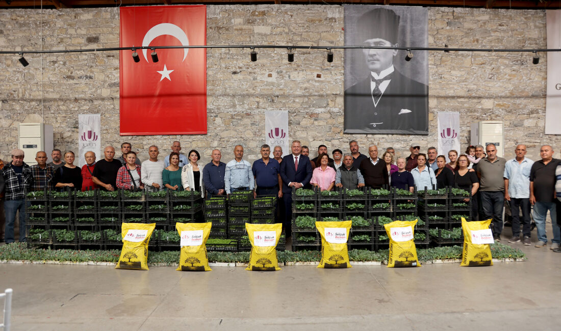 Urla’da üreticiye destek büyüyor: 120 bini aşkın fide dağıtıldı Urla Belediyesi, üreticilere fide, tohum, eğitim ve gübre desteği sağlarken,
