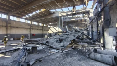 Torbalı'da bulunan bir demir fabrikasında meydana gelen patlamada 3 işçi