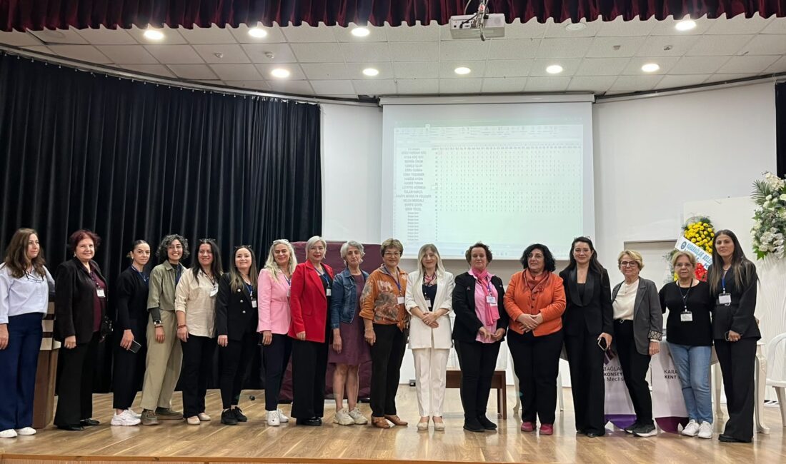 Karabağlar Kent Konseyi Kadın Meclisi’nin 6. Olağan Genel Kurulu’nda yapılan